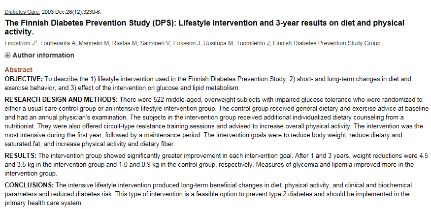 DM 2 Cumulativincidence 11 % vs 23 %