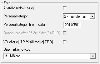 FLEX Lön - Användarmeddelande 20151221 6 Så här ser rapporten ut där du ser total lön för de anställda som ska rapporteras: Vilka anställda kommer med på rapporten?