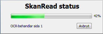 Öppna som PDF Öppna som PDF är den smidigaste metoden, för snabb OCR-behandling och öppnande av text, som ska läsas upp med CD-ORD. Anänd Skanna och öppna som PDF eller högerklicka och Öppna som PDF.