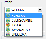 Kapitel 3. Profiler Fem profiler följer med CD-ORD och man kan dessutom skapa egna profiler. 3.1.