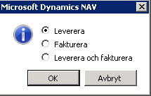 Leveransadress på order/faktura Har du skrivit in information på leveransfliken innan du hämtar in en leveransadress så försvinner de uppgifterna i samband med att leveransadressen hämtas in och