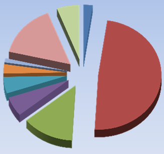 21% Intäktsfördelning 2015 0% 2% Årsavgifter Hyresintäkter Intäkter Tkr Årsavgifter 3 137 Hyresintäkter 842 Övriga intäkter 24 Kapitalintäkter 80 Summa 4 084 Övriga intäkter Kapitalintäkter 77%
