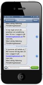 Digitala tjänster Mina sidor självbetjäning dygnet runt