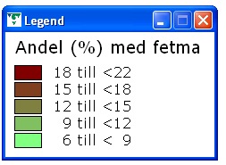 Livsstil Skillnader i fetma VGR framtaget av