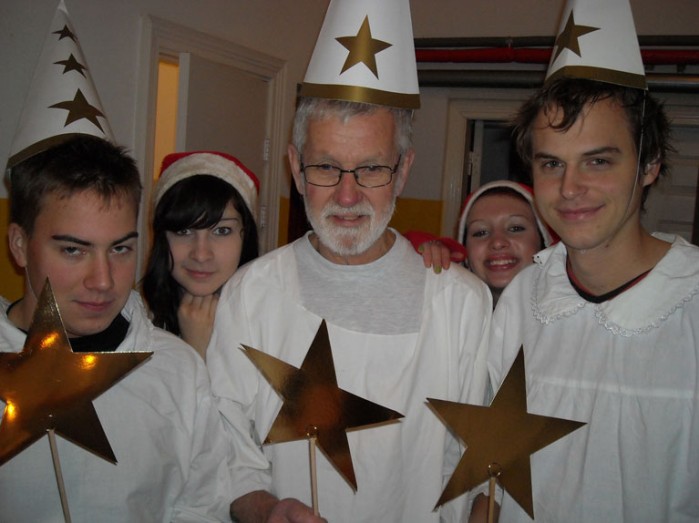 Lennart Skogwik, styrelsen, omgiven av Patrik