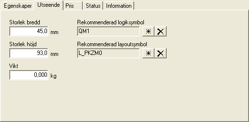 Komma igång 50 1.35 Guide E4 - Koppla layoutsymbol till komponent Om man gör mödan och ritar en layoutsymbol vill man gärna knyta den till en eller flera komponenter.