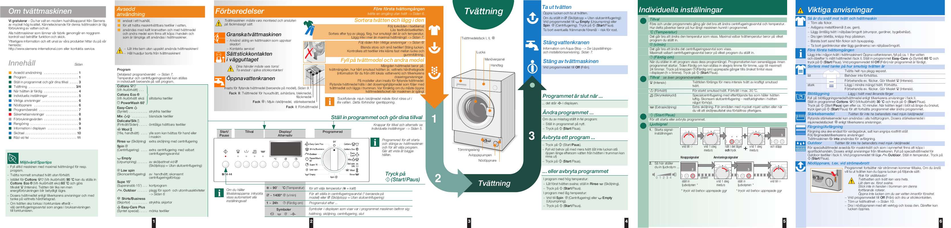 Du hittar svar på alla dina frågor i instruktionsbok (information, specifikationer,