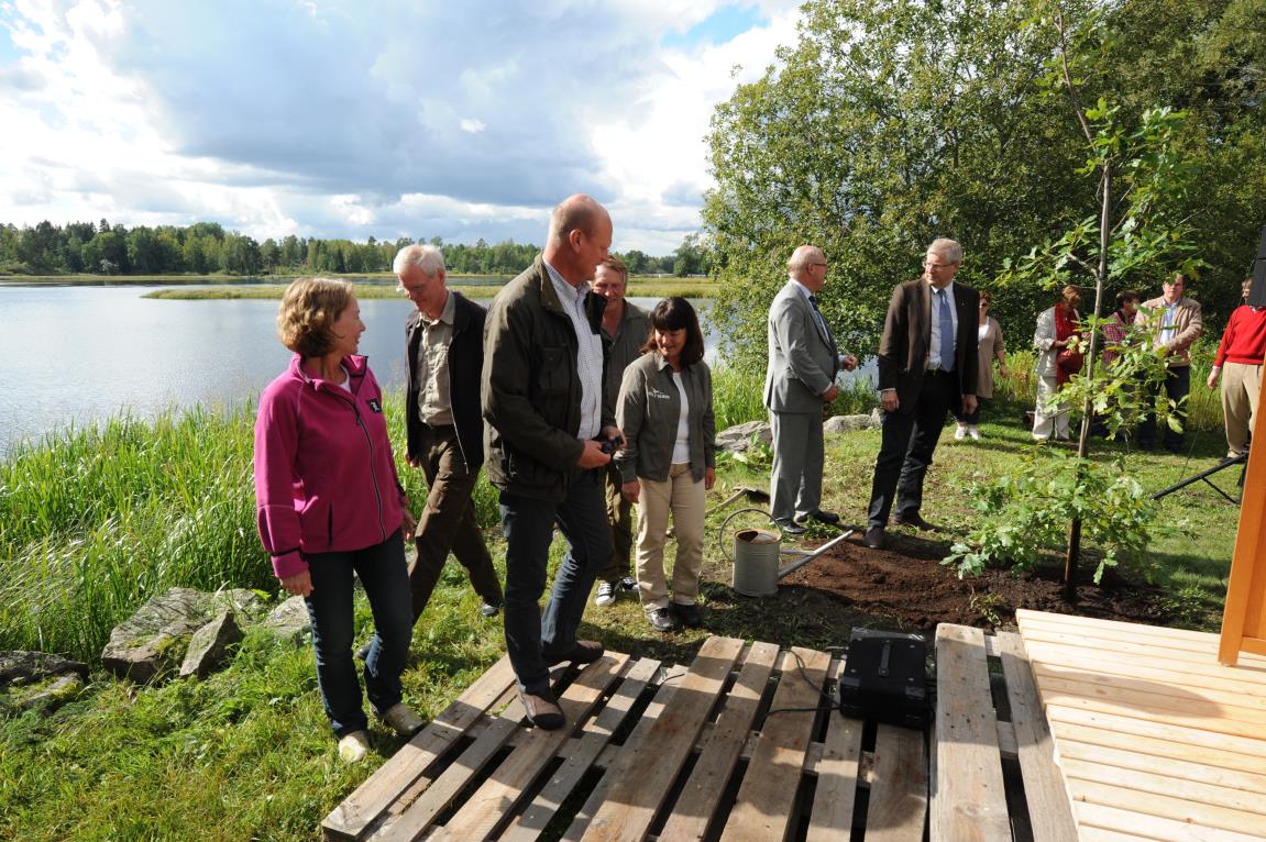 Älvlandskapet Nedre Dalälven biosfäransökan till Unesco Invigning av Biosfärområdet Älvlandskapet Nedre Dalälven Foto: Leif Öster Projektägare: Nedre Dalälvens intresseförening (NeDa) Projektledare: