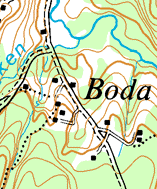 flodkräfta gjordes bara ett utfiske. Det fångades 4 st flodkräftor vilket motsvarar 6,3 per 100 m2 men elfiskaren noterar att han såg över 50 stycken längs den elfiskade sträckan.