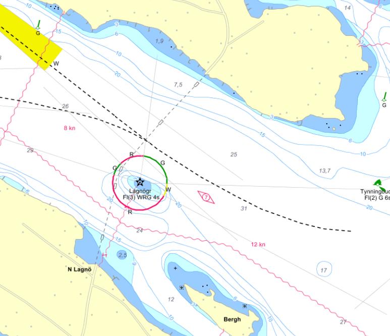 4.1.7 Ledningar I Stenskärsviken ansluter kabel mellan Tynningö och Vaxholm samt mellan Tynningö och Stora Ekholmen.