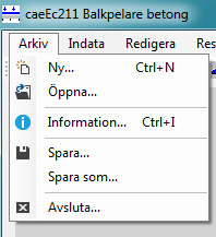 caeec211 Balk betong Sidan 6(27) Initialkrogighet och initiallutning beräknas. Beräkning av andra ordningens moment utförs m h a upprepad användning av areamomentmetoden.