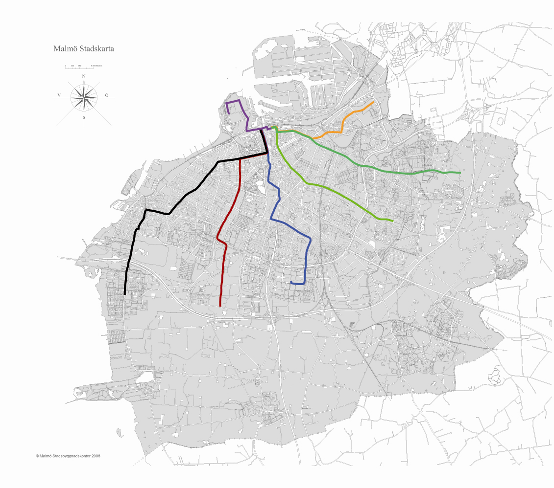 SPIS = Spårvagn i Skåne Malmö Lund Helsingborg - Region