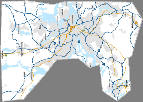 Pågående och beslutade investeringar i Stor-Stockholm Norra länken