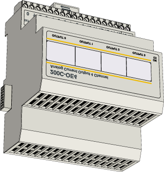 200C-IE8 200C-OE4 200C-IE4xOE2 200C-IE8 är en I/O-enhet för 8 analoga insignaler med gemensam nolla. Ingångarna är lågpassfiltrerade, galvaniskt isolerade från seriebussen med optokopplare.