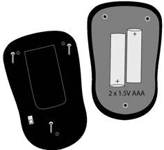 92 MHz Storlek 52 x 83 x 17 mm / 2.0 x 3.3 x 12" IP-klass 67 Klimatförhållanden - 20 C to + 55 C Luftfuktighet 10-90% Ja BATTERITYP: 2 x 1.5V AAA alkaliska BYT BATTERIER 1.