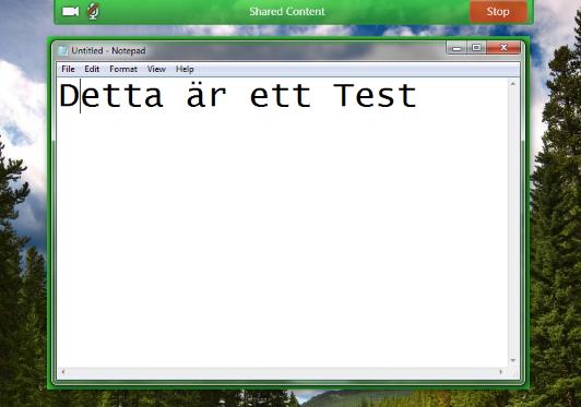 Sluta sända kamerabild (detta påverkar alla i samtalet) 4. Slå av och på din mikrofon 5. Slå av och på högtalarljudet 6. Justera volymen till högtalarljudet 7. Visar samtalslängden 8.