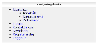 Du finner en länk där du kan skicka epost till en specifik styrelsemedlem.