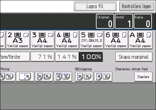 3. Kopiator Lagra data på Dokumentservern Dokumentservern gör det möjligt för dig att lagra dokument som läses in via kopieringsfunktionen på hårddisken på den här maskinen.