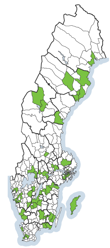 Inledning Innehållet i den här rapporten bygger på djupintervjuer med kommunala chefer (socialchef, äldreomsorgschef, beställarchef, förvaltningschef eller enhetschef) från 54 av landets kommuner.