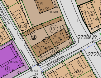 Detaljplan: För området gäller en detaljplan som fastställdes 7.2.1981 och som anger ett kvartersområde för kombinerade affärs- och flervåningshus.