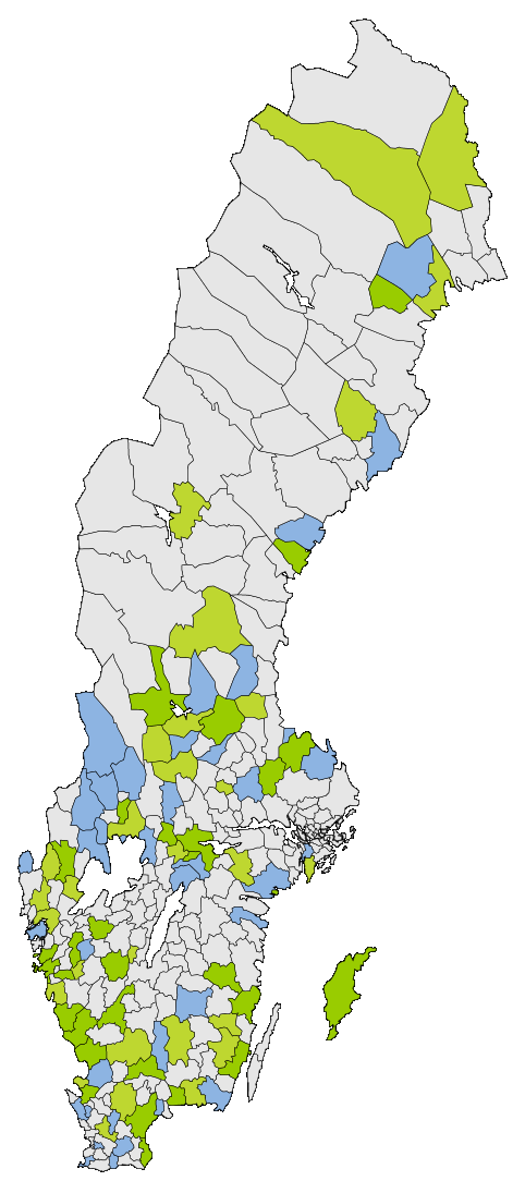 KPB LS Alingsås Heby Leksand Säffle Alvesta Hällefors Ljungby Tierp Bengtsfors Härnösand Ljusdal Uddevalla Boden Härryda Ludvika Ulricehamn Bollebygd Hässleholm Luleå Vansbro Båstad Högsby Mellerud