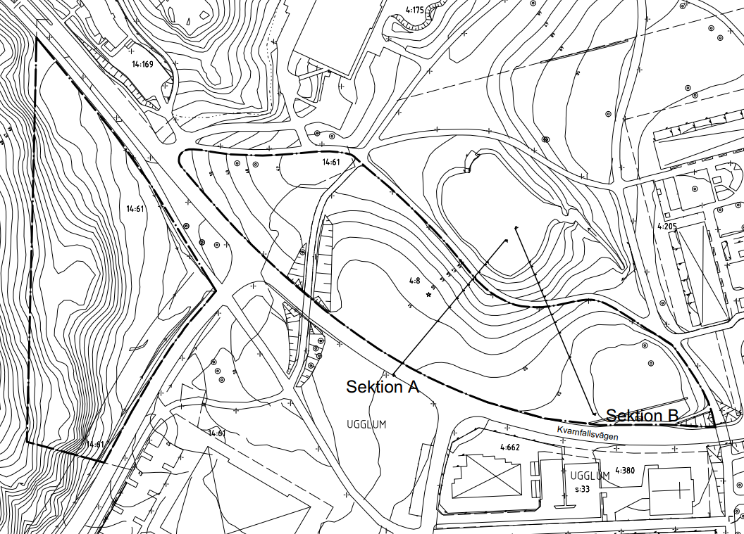 ra04s 2011-02-17 5 Geoteknisk översikt 5.1 Topografi och områdesbeskrivning De aktuella planområden är belägna i Sävedalen i Partille kommun.