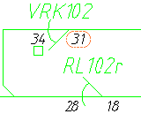 12 (23) Övriga linjer (rutor runt huvudkabelnamn; jordskenor; andra linjetyper som inte beskrivs i riktlinjerna) 0 (heldragen), 0 (svart/vitt), lager 14 8.