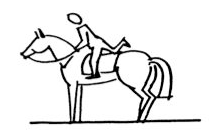 PTV anvisningar för uppgifter 25 22. UPPSITTNING Ryttaren ska sitta upp på hästen på jämn mark i en tydligt markerad cirkel 2,5 meter diameter.