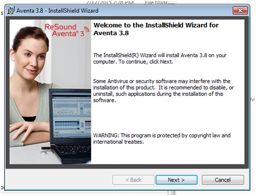 Installera Aventa 3 Aventa 3 InstallShield Wizard kommer nu att förbereda installationen. 4.