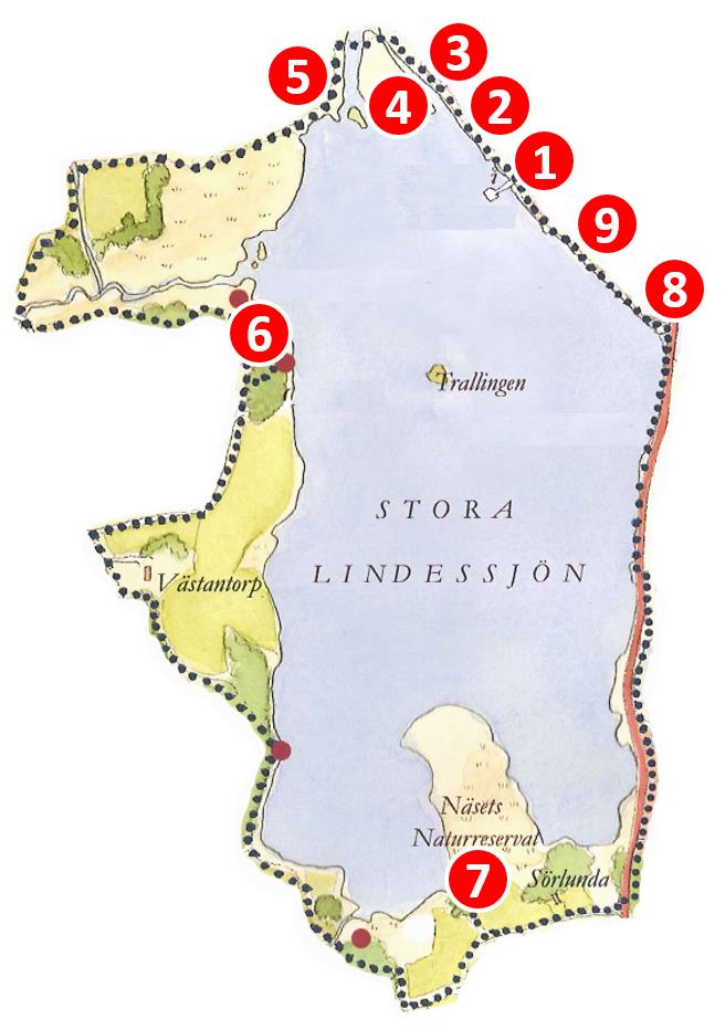 Lindessjön Runt Dagen: Stämpelstationerna Lägesrapport för respektive stämpelstation: Bemanningen Minst två samtidigt rekommenderas