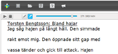 Kopiera och Klistra in Använd Kopiera och Klistra in, när du vill flytta text till och från IntoWords! Kopiera text från nätet eller något annat program och infoga texten i IntoWords!