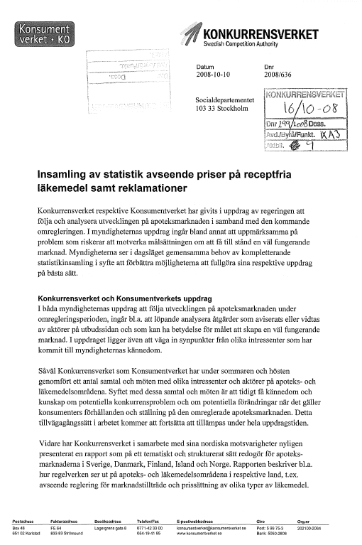 Bilaga 3 Skrivelser