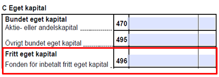 FIFEK i skattedeklarationen 6B utdelning av medel som ska betraktas som överlåtelse