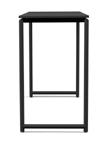FOUR STANDING Stabilt högt bord med ben i krom Levereras som standard med två integrerade hjul YTOR: DECOR 18 mm bordsskiva med stötabsorberande ABS-kant.