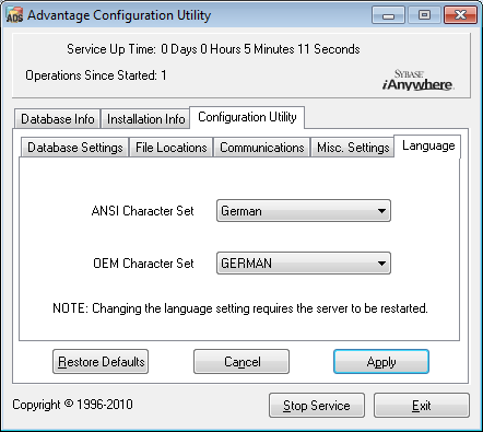 3 Installation av ADS-servern 12 / 21 7.