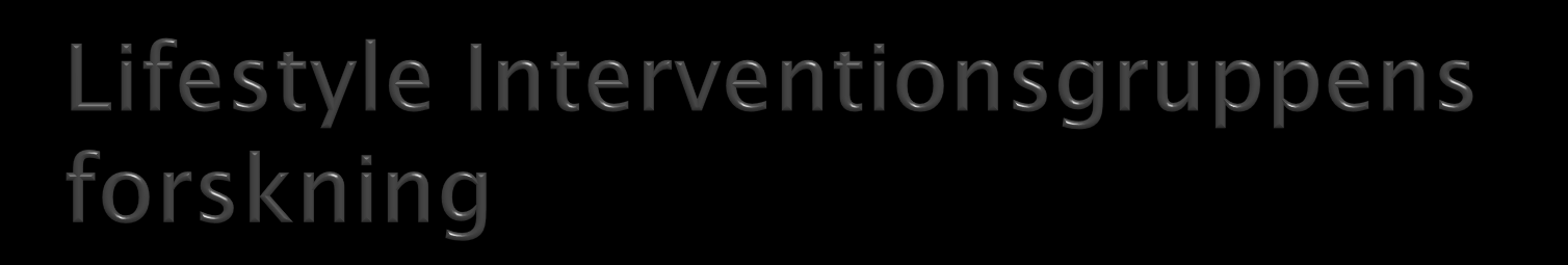 Startade för 10 år sedan med inriktning på innovativa interventioner inom alkoholområdet.
