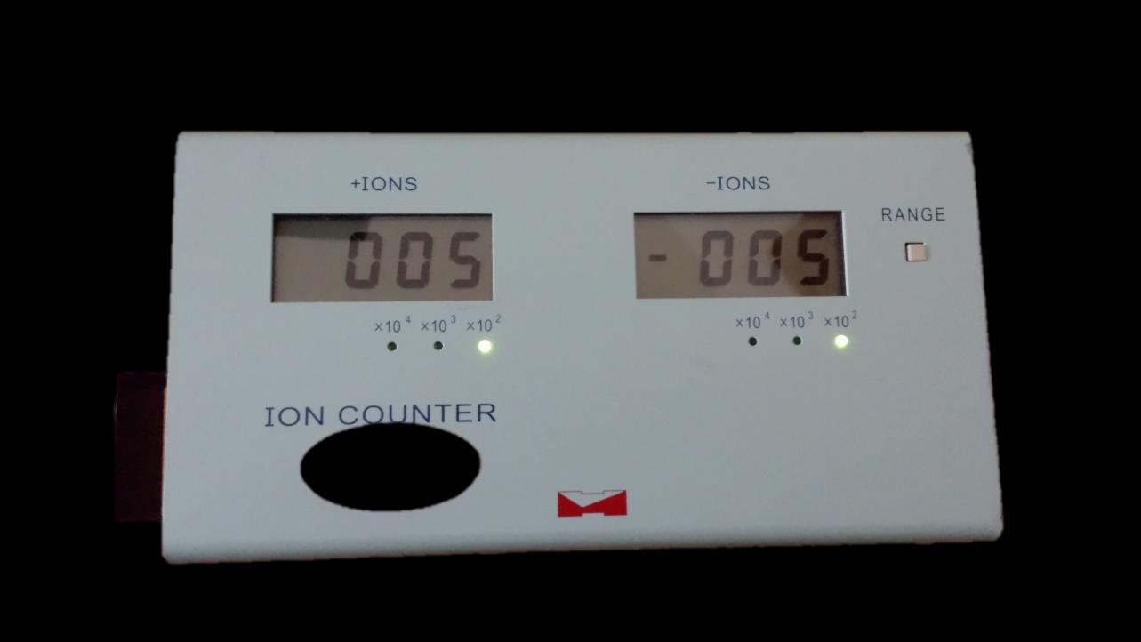 Genom verifiering av jondensiteten avslöjas hur luftkvalitén är?