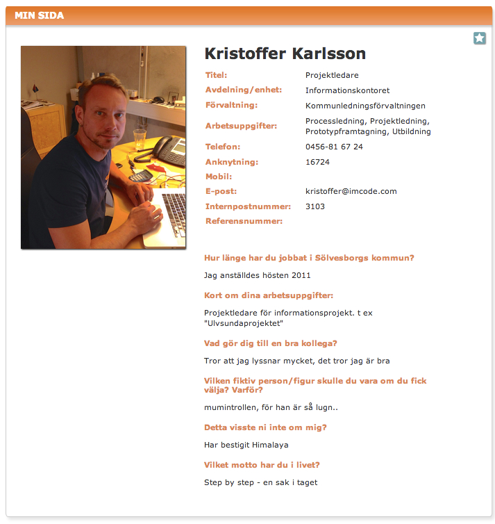 Sökfunktioner På samma sätt som man söker telefonnummer och kontakter, kan man söka dokument och sidor