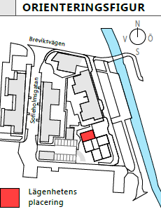 Storlek: 3 rum och kök Area: 74m² Våning: 2, 3, 4, 5,