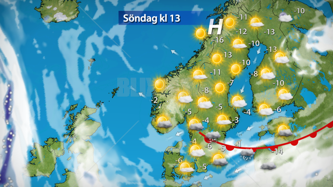 Vädret i Sverige I Göteborg ser det ut som