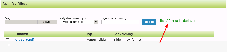 Sida 32 (37) Efter ifyllande av dessa kan man gå vidare till steg 3 eller spara utkast.