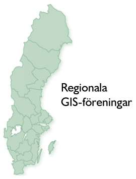 Samarbeten Regionala GIS-föreningar Andra nationella