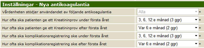 Administrera Enhet Innan man kan börja arbeta med DOAK i Auricula måste några