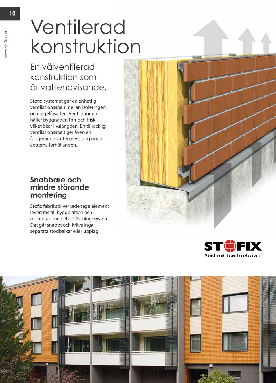 Ventilationen håller byggnaden torr och frisk vilket ökar livslängden.