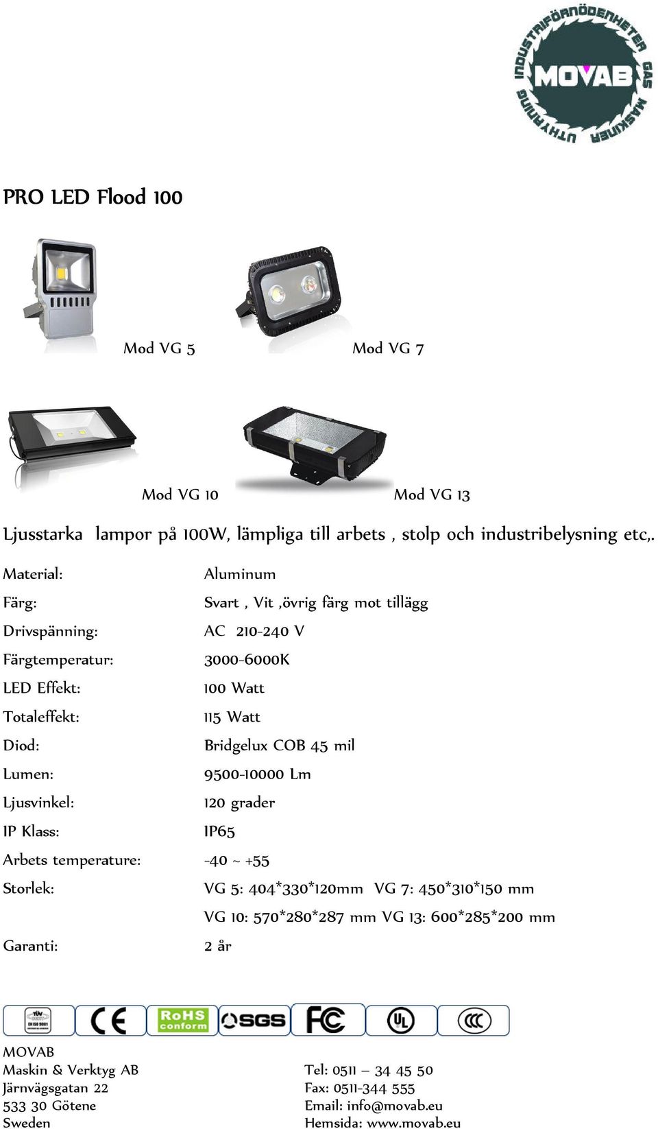 industribelysning etc,.