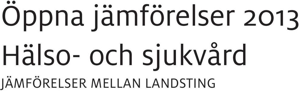 sjukvård