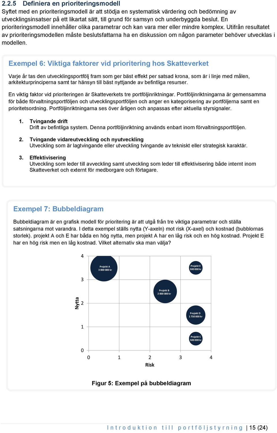 underbyggda beslut. En prioriteringsmodell innehåller olika parametrar och kan vara mer eller mindre komplex.