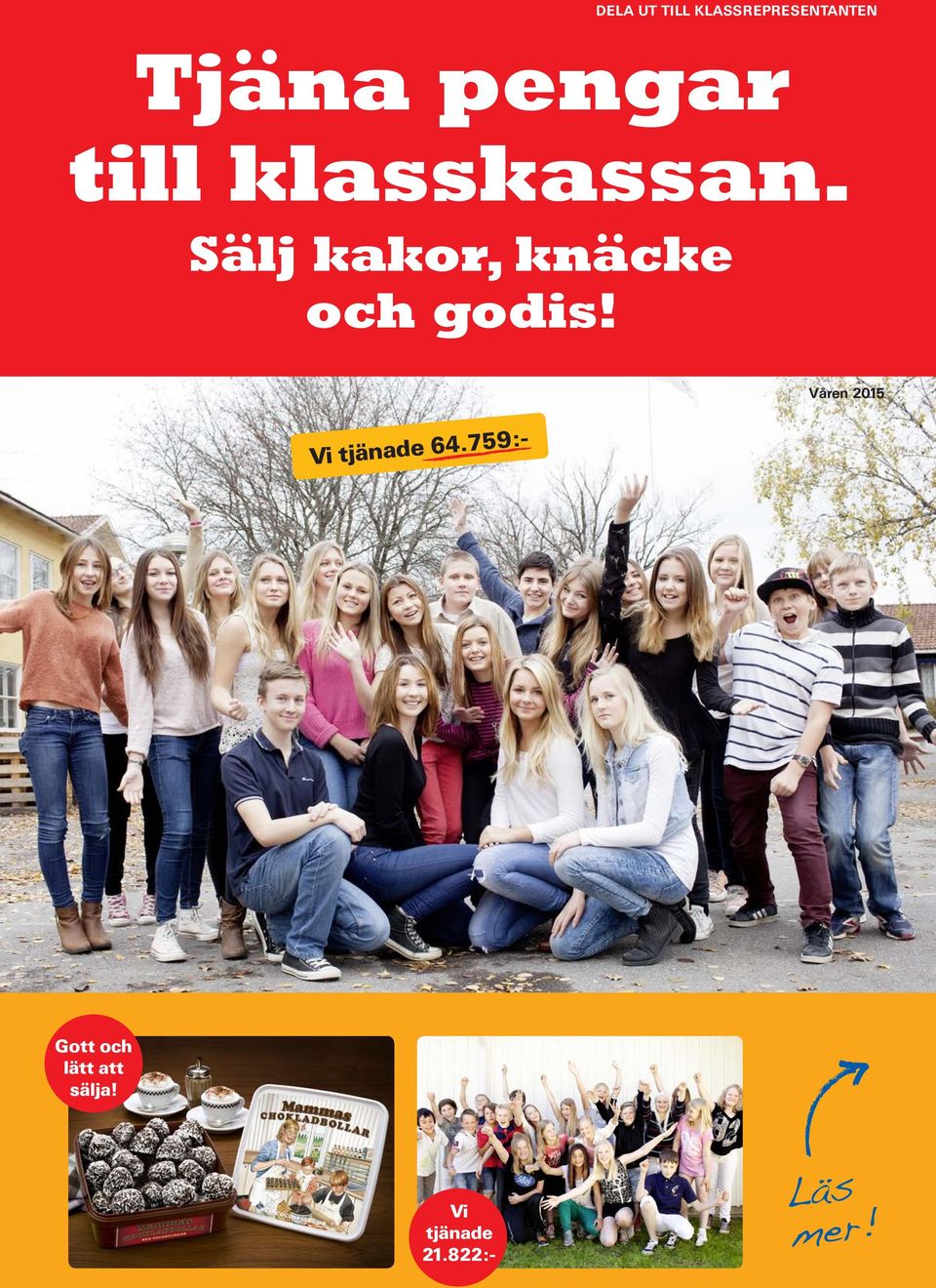 Sälj kakor, knäcke och godis!