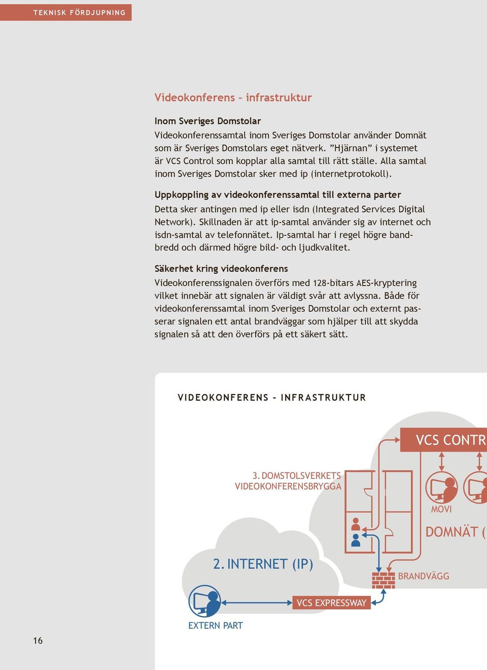 Uppkoppling av videokonferenssamtal till externa parter Detta sker antingen med ip eller isdn (Integrated Services Digital Network).