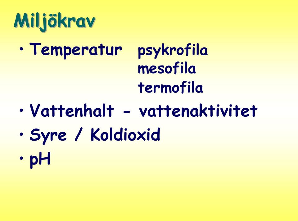 termofila Vattenhalt -